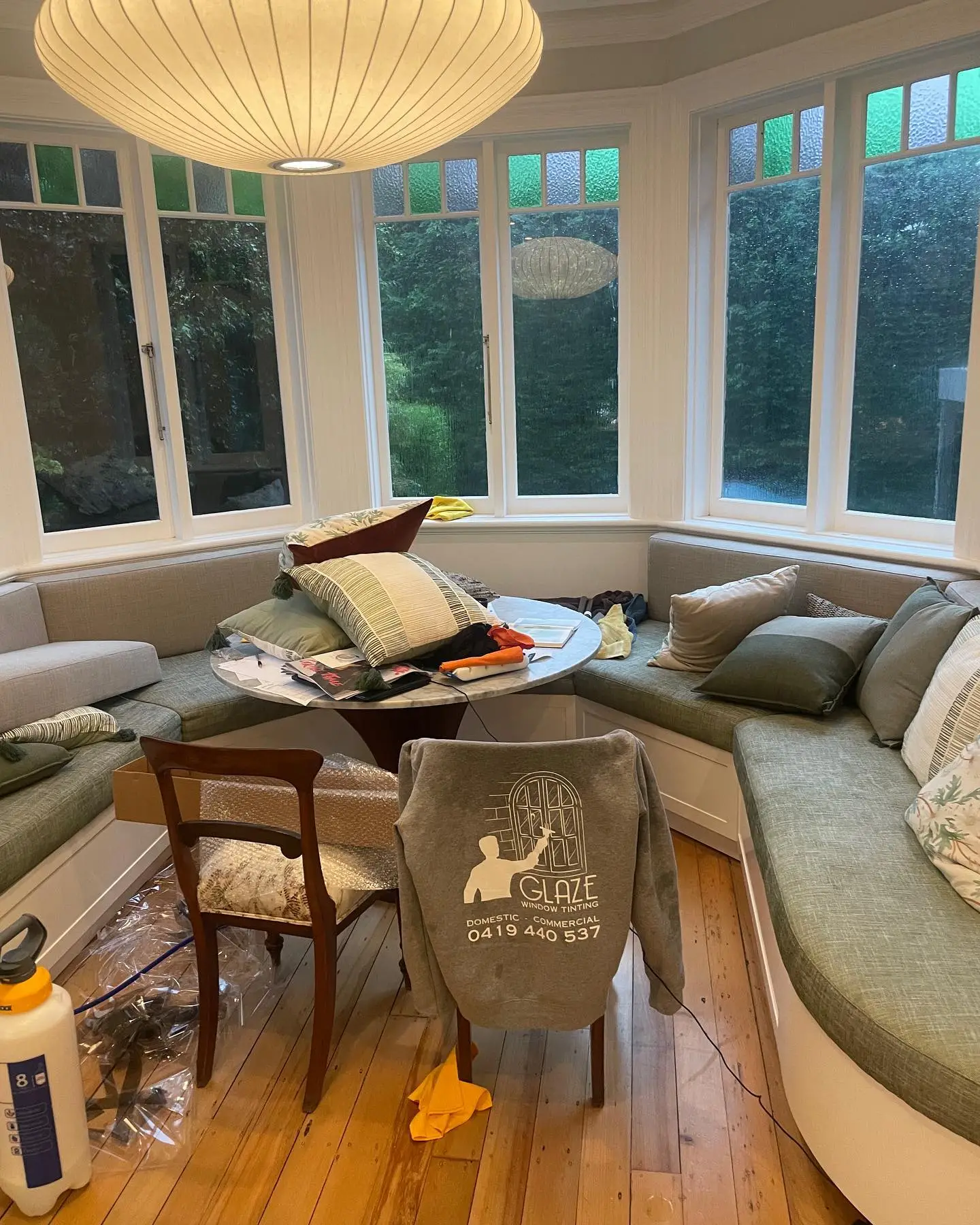 UV protection window film reducing sun glare and protecting furniture from fading in a Sunshine Coast home